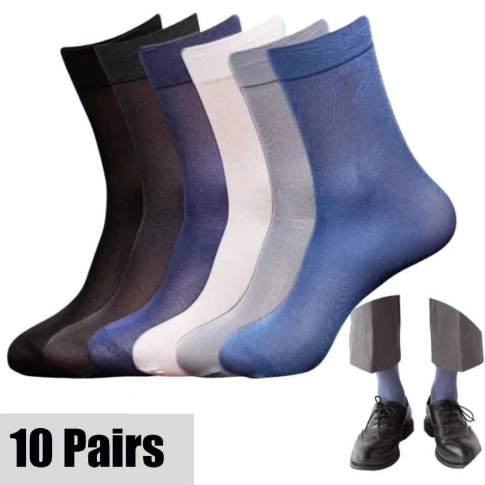 10 çift Moda Nefes Alabilen Er - Silk Sock Bamboo incelemesi ve fiyatı
