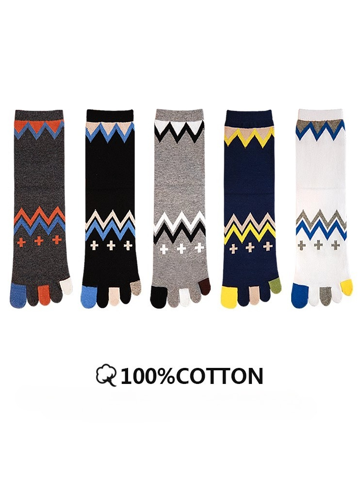 5 çift dört mevsim saf pamuklu - Toe Sock Split incelemesi ve fiyatı