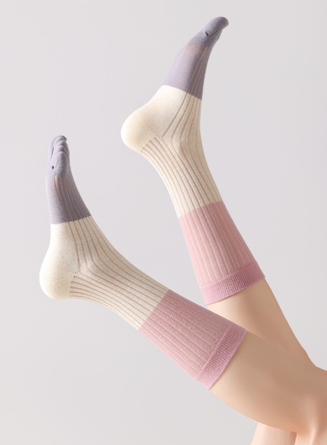 Kontrast Çizgili Beş Parmaklı  - Toe Sock Split incelemesi ve fiyatı